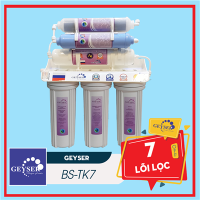 MÁY LỌC NƯỚC NANO GEYSER TK7 - 7 LÕI LỌC