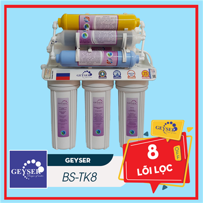 MÁY LỌC NƯỚC NANO GEYSER TK8 - 8 LÕI LỌC
